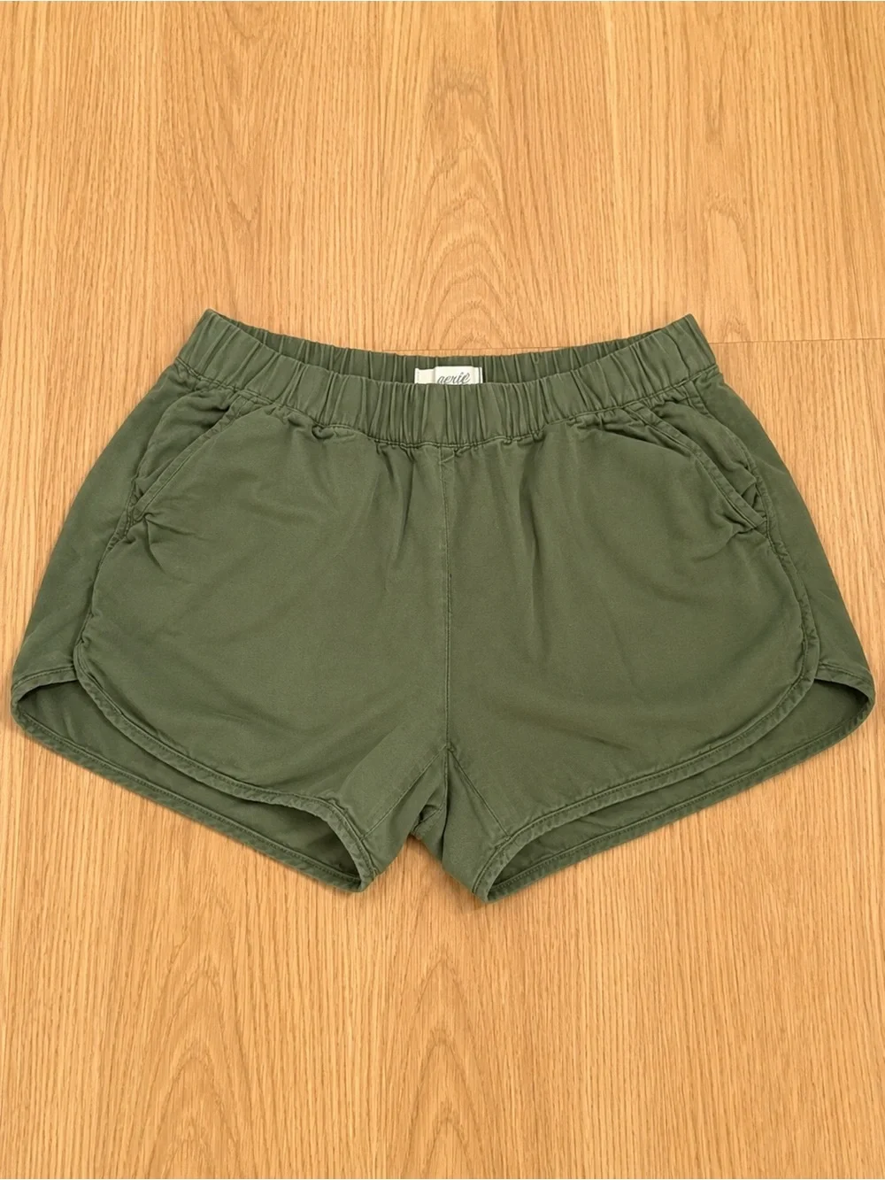 Madewell Olive Green Pull-On Shorts | Women’s XXS | Casual Everyday